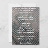 Mentor Hartelijk dank voor uw flatWenskaart (Voorkant)