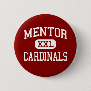 Mentor - Kardinalen - High School - Mentor Ohio Ronde Button 5,7 Cm