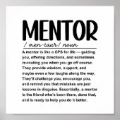 Mentor Poster (Voorkant)