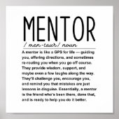 Mentor Poster (Voorkant)