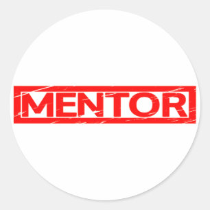 Mentor Stamp Ronde Sticker