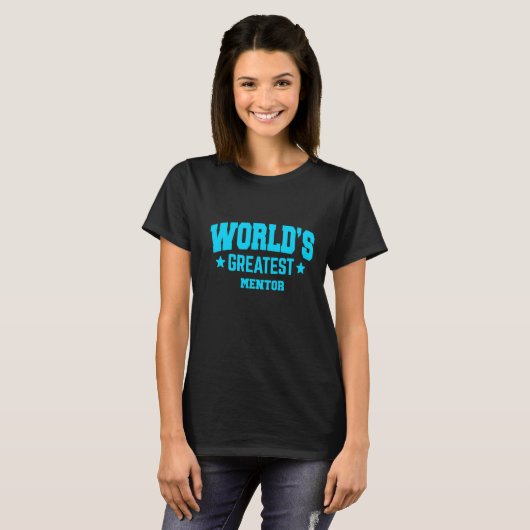 Mentor World's Greatest Blue T-shirt (Voorkant volledig)