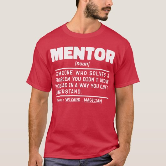 Mentor Zelfstandig naamwoord Definitie Mentoring C T-shirt (Voorkant)