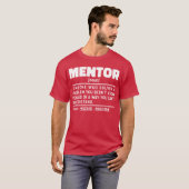 Mentor Zelfstandig naamwoord Definitie Mentoring C T-shirt (Voorkant volledig)