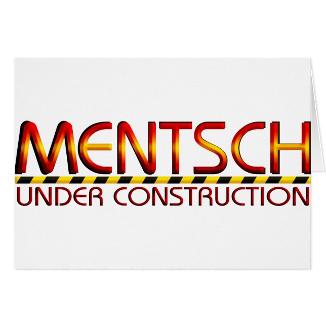 Mentsch (Voorkant Horizontaal)
