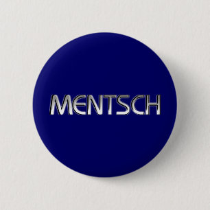 Mentsch Ronde Button 5,7 Cm