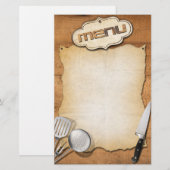 Menu (Voorkant / Achterkant)