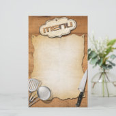 Menu (Staand voorkant)