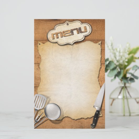 Menu (Staand voorkant)