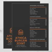 menu (Voorkant / Achterkant)