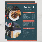 menu (Voorkant / Achterkant)