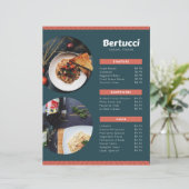 menu (Staand voorkant)