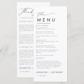 menu (Voorkant / Achterkant)
