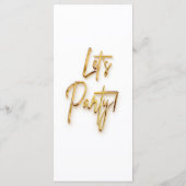 Menu - 3d Goud Tex Minimalistisch ontwerp (Achterkant)