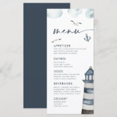 Menu aan zee (Voorkant / Achterkant)