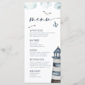 Menu aan zee (Voorkant)