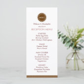 Menu abstracte ventilatorbruiloft / Programma (Staand voorkant)