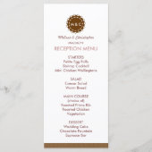 Menu abstracte ventilatorbruiloft / Programma (Voorkant)