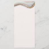 Menu Agate Marble Stone (Achterkant)