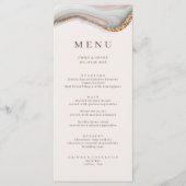 Menu Agate Marble Stone (Voorkant)
