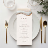 Menu Agate Marble Stone