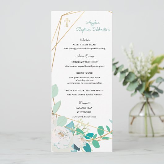 Menu Aggela (Staand voorkant)