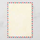 Menu Airmail Wedding (Achterkant)