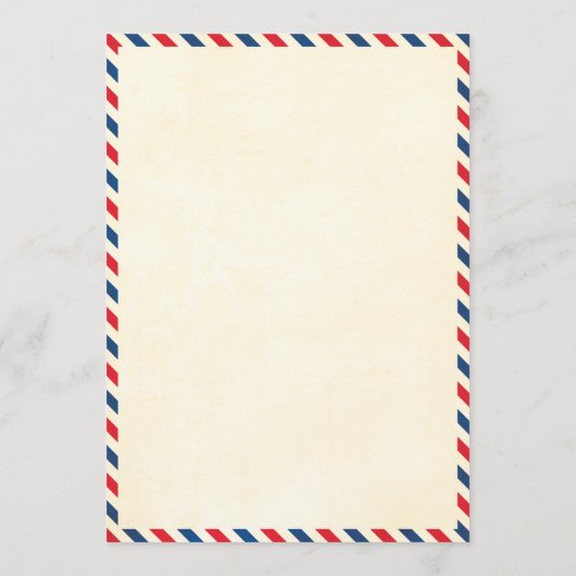 Menu Airmail Wedding (Achterkant)