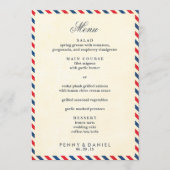 Menu Airmail Wedding (Voorkant)