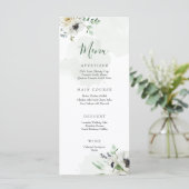 Menu Anemone Bouquet (Staand voorkant)