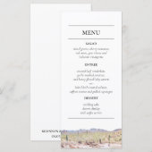 Menu Arizona Desert Reception (Voorkant / Achterkant)