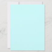 menu babydouche kaart (Achterkant)