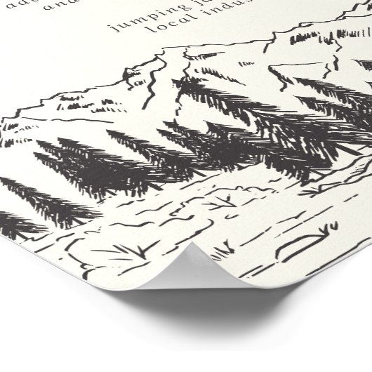 Menu Band van de Biggen Sketch Wedde Poster (Hoek)