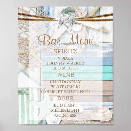 Menu Bar - Bodemwedstrijd Poster (Voorkant)