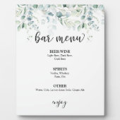 Menu Bar — Eucalyptus Fotoplaat (Voorkant)