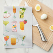 Menu Bar - Happy Hour Bar-tenders Theedoek (Quarter Fold)