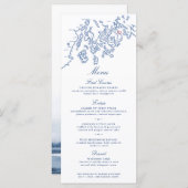 Menu - Bar Harbour Maine Penobscot Bay-kaart (Voorkant / Achterkant)