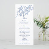 Menu - Bar Harbour Maine Penobscot Bay-kaart (Staand voorkant)