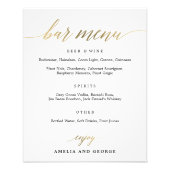 Menu Bar Kies uw grootte Foto Afdruk (Voorkant)