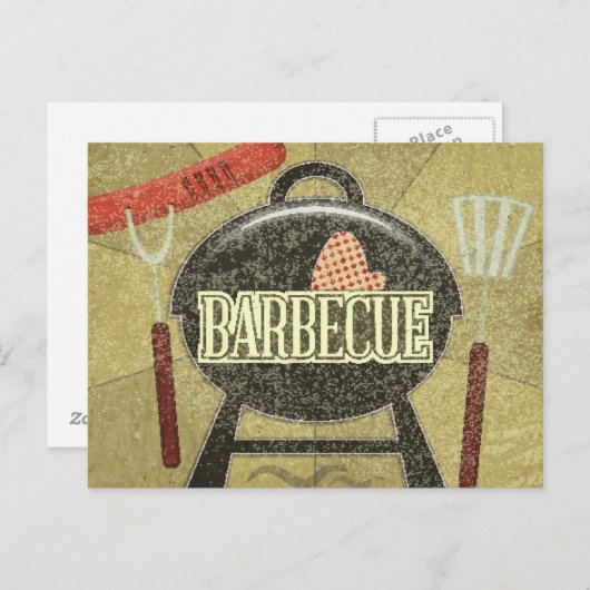 Menu Barbecue (Voorkant / Achterkant)