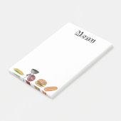 Menu BBQ Post-it® Notes (Schuin)