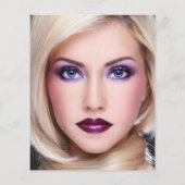 Menu Beauty Salon Gold- en zwarte-prijslijst (Achterkant)