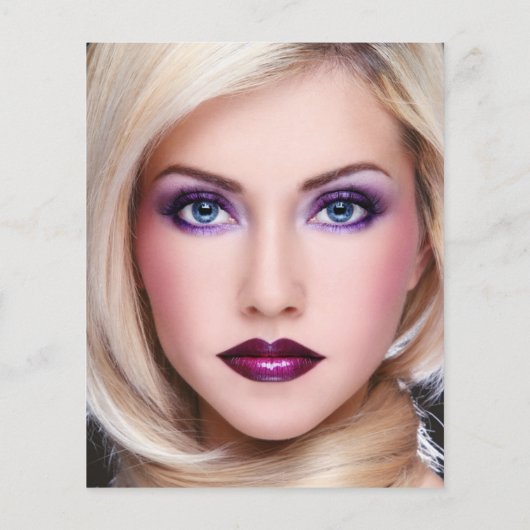 Menu Beauty Salon Gold- en zwarte-prijslijst (Achterkant)