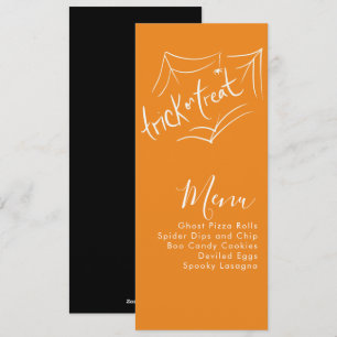 Menu Bedrijfsgebeurtenis Halloween Costume Party