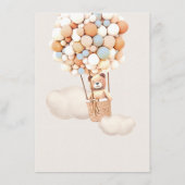 Menu Beer Baby shower ballon (Achterkant)