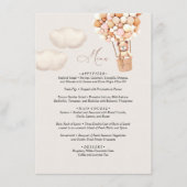 Menu Beer Baby shower ballon (Voorkant)