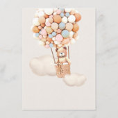 Menu Beer Baby shower ballon (Achterkant)