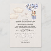 Menu Beer Baby shower ballon (Voorkant)