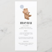 Menu beer Blauwe ballon (Voorkant)