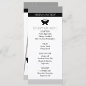 Menu Black Butterfly Wedding (Voorkant / Achterkant)